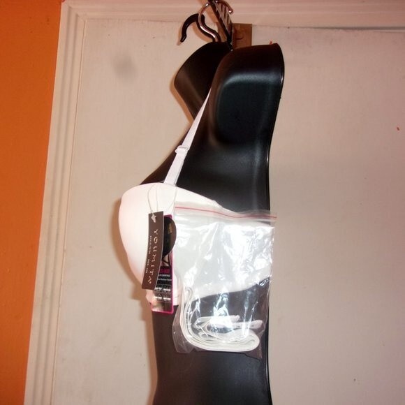 Youmita White Demi 36B Bra w/ Multiway Strap NWT - Picture 3 of 12